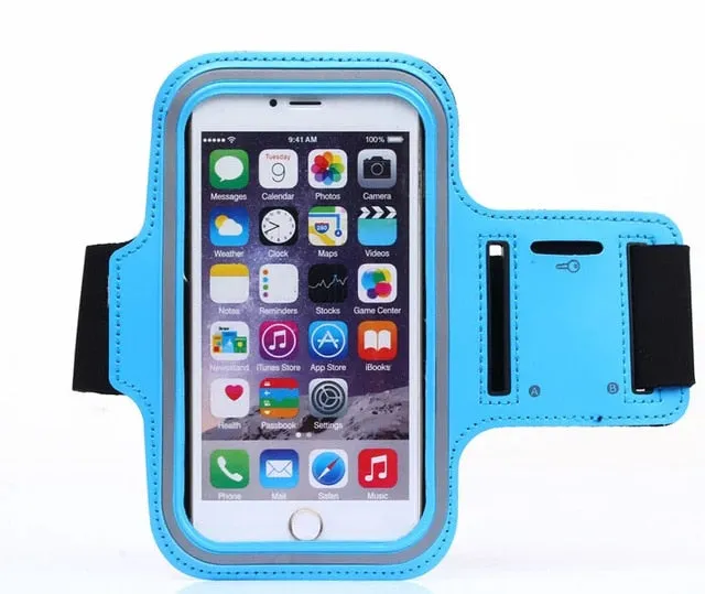 Sport Running Armband for IPhone 6s 6 7 8 Plus X XS XR Armband For Samsung S7 S9 S8 A50 Arm Band Belt GYM Bag Phone Case 5.5inch