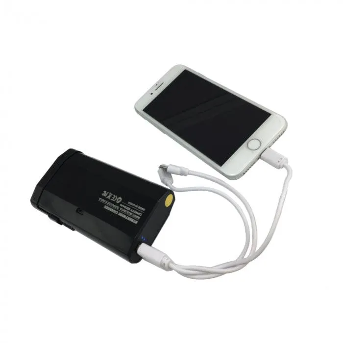 Stun Gun and Charge Power Bank Flashlight