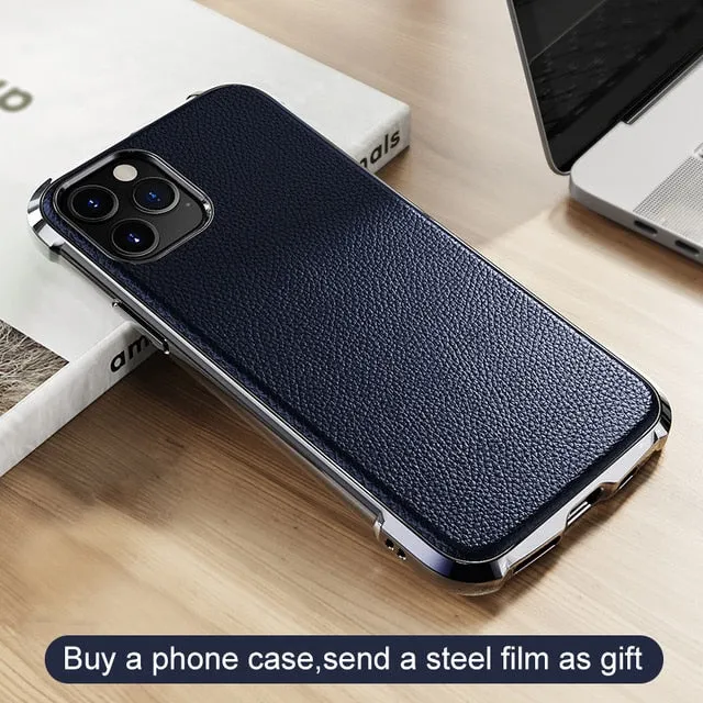 Ultra Thin Leather Case For iPhone 11 Pro Max X XR XS Max Cover  Soft TPU Case For iPhone 11 Pro Max 2019