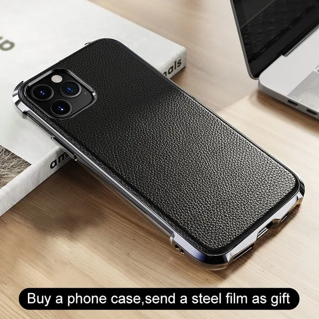 Ultra Thin Leather Case For iPhone 11 Pro Max X XR XS Max Cover  Soft TPU Case For iPhone 11 Pro Max 2019